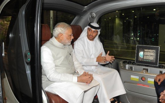 Narendra Modi visits Masdar City